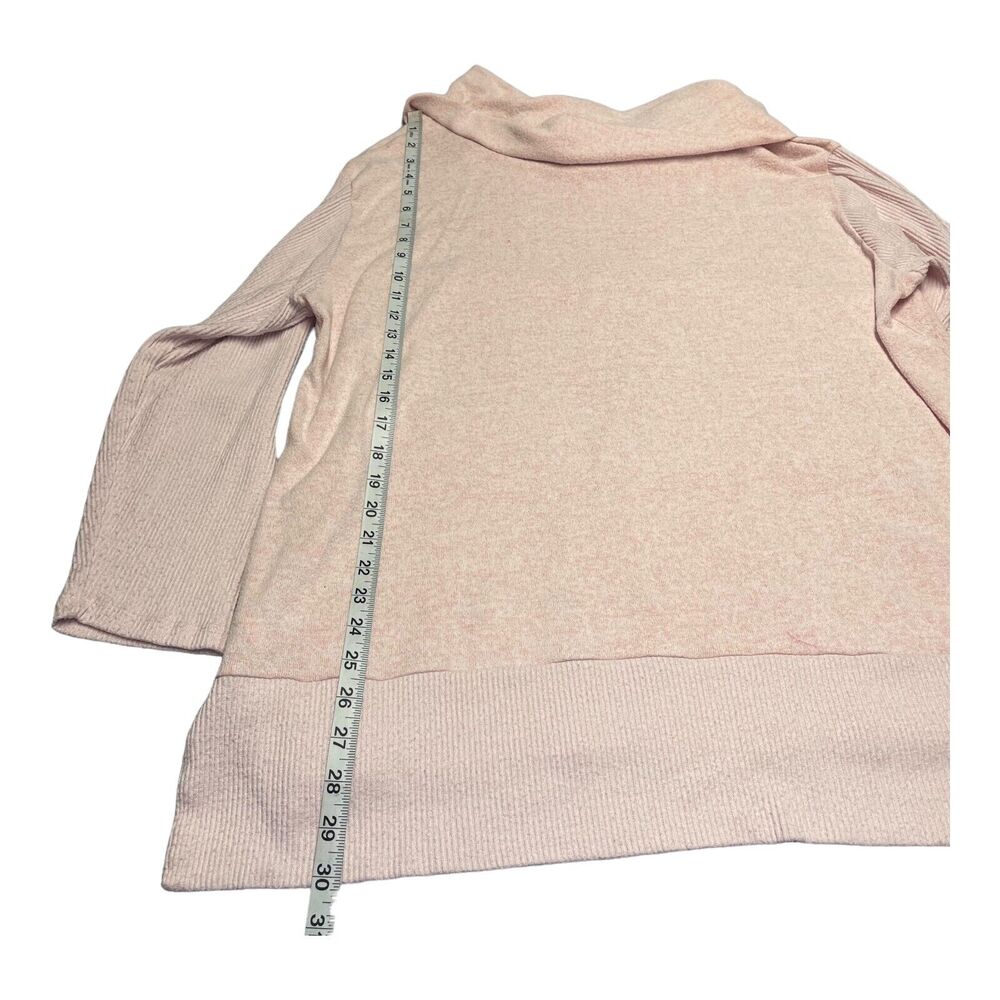 Jones New York Sweater Women's 2X Beige Turtleneck Ribbed Long Sleeve Pullover - Picture 5 of 7